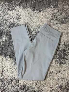 New Look, Mens Slim Fit Dress Pants in Light Gray, US Size: 32